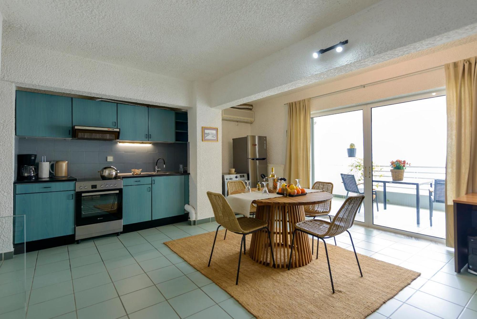 Agali 1 Mesonet In Front Of The Sea Apartment Akrogiali Exterior photo